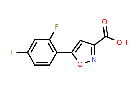 1083224-23-0 | 5-(2,4-Difluorophenyl)isoxazole-3-carboxylic acid