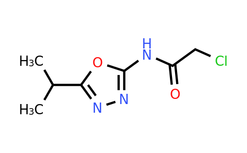 1087784-21-1 | 2-Chloro-N-[5-(propan-2-yl)-1,3,4-oxadiazol-2-yl]acetamide