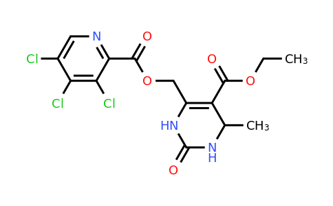 1088208-59-6 | Ethyl 4-methyl-2-oxo-6-(((3,4,5-trichloropicolinoyl)oxy)methyl)-1,2,3,4-tetrahydropyrimidine-5-carboxylate