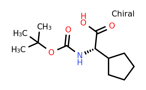 109183-72-4 | (S)-2-((tert-Butoxycarbonyl)amino)-2-cyclopentylacetic acid