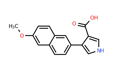 1096308-30-3 | 4-(6-Methoxynaphthalen-2-yl)-1h-pyrrole-3-carboxylic acid