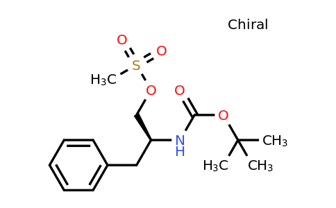 109687-66-3 | (S)-2-((tert-Butoxycarbonyl)amino)-3-phenylpropyl methanesulfonate