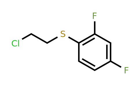 1097168-39-2 | 1-[(2-Chloroethyl)sulfanyl]-2,4-difluorobenzene