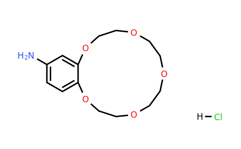 111076-66-5 | 2,3,5,6,8,9,11,12-Octahydrobenzo[b][1,4,7,10,13]pentaoxacyclopentadecin-15-amine hydrochloride