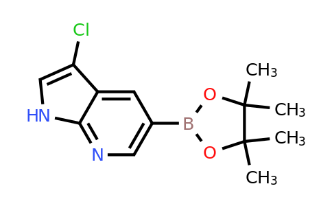 1111638-73-3 | 3-Chloro-5-(4,4,5,5-tetramethyl-1,3,2-dioxaborolan-2-yl)-1H-pyrrolo[2,3-b]pyridine