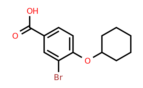 1131594-47-2 | 3-Bromo-4-(cyclohexyloxy)benzoic acid