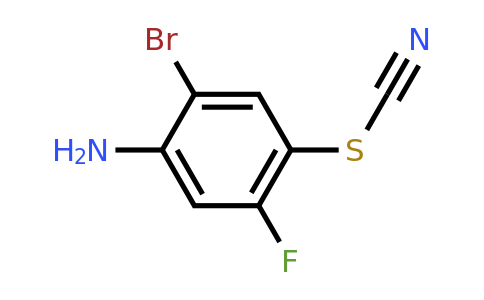 1133115-25-9 | 2-Bromo-5-fluoro-4-thiocyanatoaniline