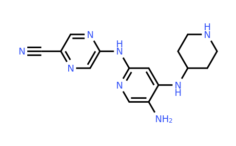 1137475-64-9 | 5-((5-Amino-4-(piperidin-4-ilamino)piridin-2-il)amino)pirazina-2-carbonitrilo