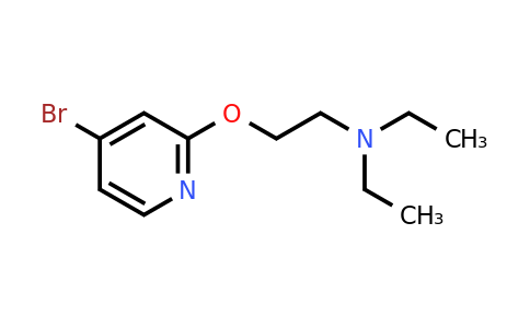 1142944-51-1 | 2-((4-Bromopyridin-2-yl)oxy)-N,N-diethylethanamine