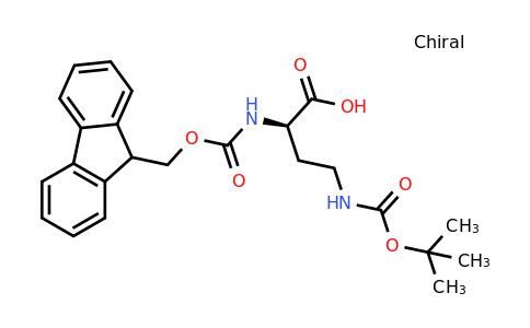 114360-56-4 | (R)-2-((((9H-Fluoren-9-yl)methoxy)carbonyl)amino)-4-((tert-butoxycarbonyl)amino)butanoic acid