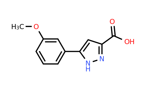 1147417-27-3 | 5-(3-Methoxyphenyl)-1H-pyrazole-3-carboxylic acid