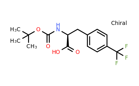 114873-07-3 | Ácido (S)-2-((terc-butoxicarbonil)amino)-3-(4-(trifluorometil)fenil)propanoico