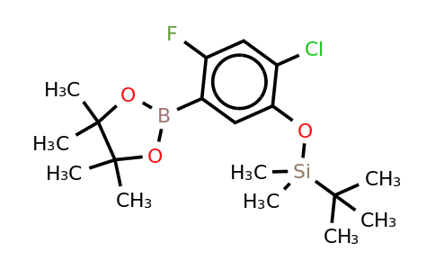 1150561-59-3 | 4-Chloro-2-fluoro-5-(TBDMSO)phenylboronic acid, pinacol ester