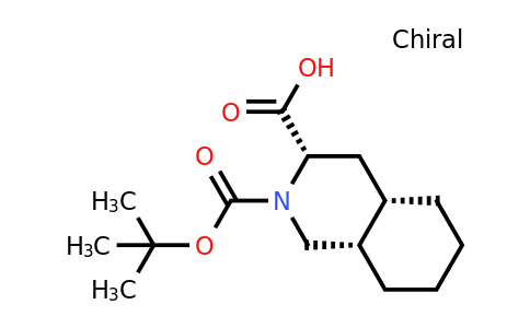 115238-59-0 | (3S,4aS,8aS)-2-(tert-Butoxycarbonyl)decahydroisoquinoline-3-carboxylic acid
