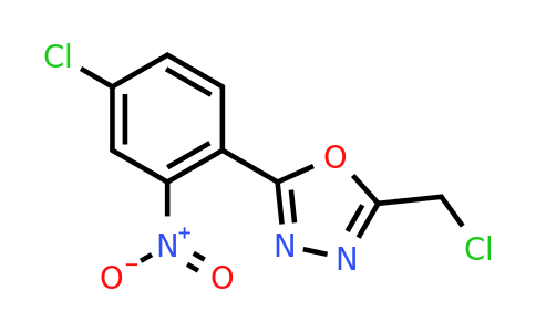1152521-09-9 | 2-(4-Chloro-2-nitrophenyl)-5-(chloromethyl)-1,3,4-oxadiazole