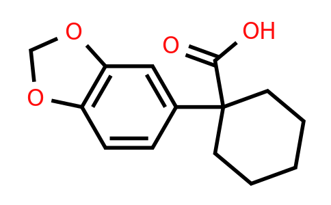 1152590-90-3 | 1-(2H-1,3-Benzodioxol-5-yl)cyclohexane-1-carboxylic acid