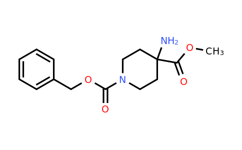 115655-42-0 | O1-Benzyl O4-methyl 4-aminopiperidine-1,4-dicarboxylate