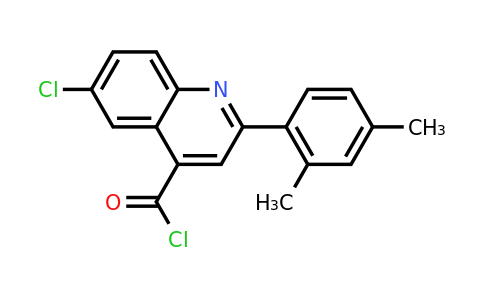 1160263-13-7 | 6-Chloro-2-(2,4-dimethylphenyl)quinoline-4-carbonyl chloride