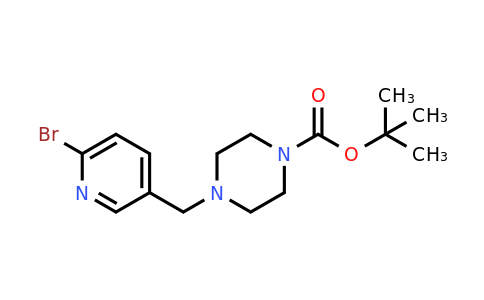 1160923-86-3 | tert-Butyl 4-((6-bromopyridin-3-yl)methyl)piperazine-1-carboxylate