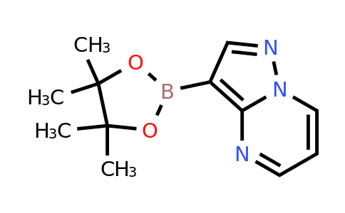 1169690-88-3 | 3-(4,4,5,5-Tetramethyl-1,3,2-dioxaborolan-2-yl)pyrazolo[1,5-a]pyrimidine