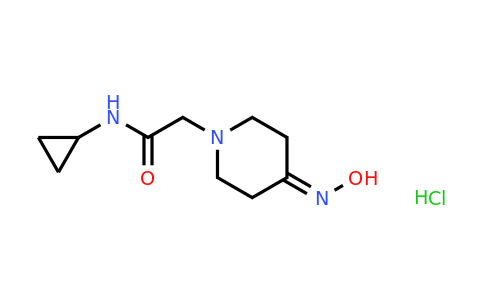 1171559-62-8 | N-Cyclopropyl-2-[4-(hydroxyimino)piperidin-1-yl]acetamide hydrochloride