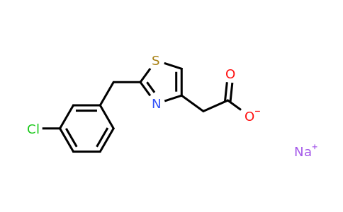 1171566-72-5 | Sodium 2-{2-[(3-chlorophenyl)methyl]-1,3-thiazol-4-yl}acetate