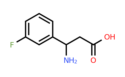 117391-51-2 | 3-Amino-3-(3-fluorophenyl)propanoic acid