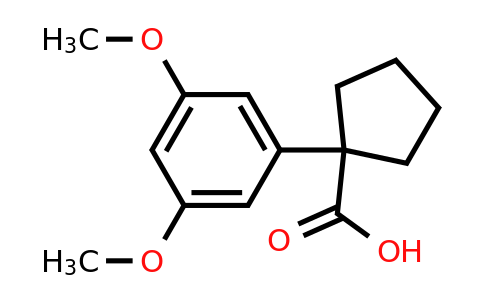 1176042-70-8 | 1-(3,5-Dimethoxyphenyl)cyclopentanecarboxylic acid