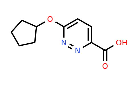 1178265-21-8 | 6-(Cyclopentyloxy)pyridazine-3-carboxylic acid