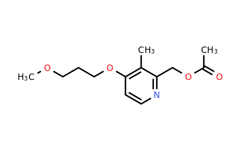 117977-19-2 | (4-(3-Methoxypropoxy)-3-methylpyridin-2-yl)methyl acetate