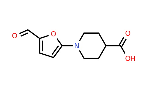 1181260-24-1 | 1-(5-Formylfuran-2-yl)piperidine-4-carboxylic acid