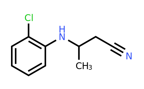 1181405-24-2 | 3-[(2-Chlorophenyl)amino]butanenitrile