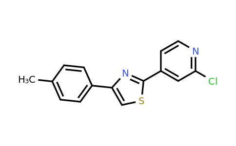 1181547-19-2 | 2-(2-Chloropyridin-4-yl)-4-(p-tolyl)thiazole