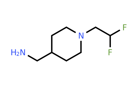 1182871-33-5 | 1-[1-(2,2-difluoroethyl)piperidin-4-yl]methanamine