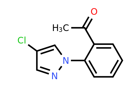 1183390-46-6 | 1-(2-(4-Chloro-1h-pyrazol-1-yl)phenyl)ethan-1-one