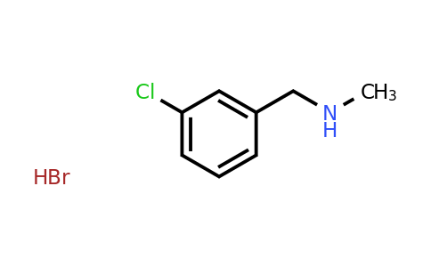 1185292-73-2 | 1-(3-Chlorophenyl)-N-methylmethanamine hydrobromide