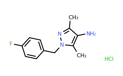 1185304-39-5 | 1-[(4-fluorophenyl)methyl]-3,5-dimethyl-1h-pyrazol-4-amine hydrochloride