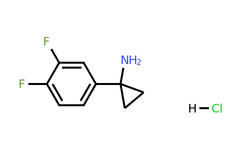 1186663-16-0 | 1-(3,4-Difluorophenyl)cyclopropanamine hydrochloride