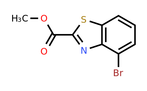 1187928-62-6 | 4-Bromo-benzothiazole-2-carboxylic acid methyl ester