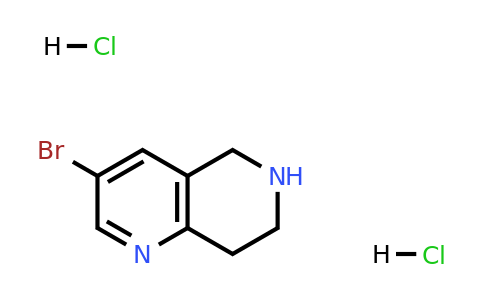 1187932-53-1 | 3-Bromo-5,6,7,8-tetrahydro-1,6-naphthyridine dihydrochloride