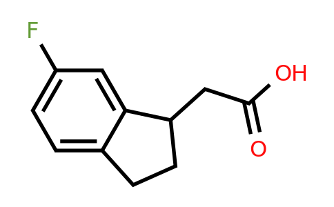 1188044-87-2 | 2-(6-fluoro-2,3-dihydro-1H-inden-1-yl)acetic acid