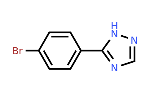 118863-62-0 | 5-(4-Bromophenyl)-1h-1,2,4-triazole