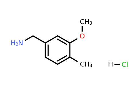 1190000-43-1 | (3-Methoxy-4-methylphenyl)methanamine hydrochloride