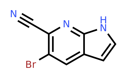 1190317-45-3 | 5-Bromo-1H-pyrrolo[2,3-b]pyridine-6-carbonitrile