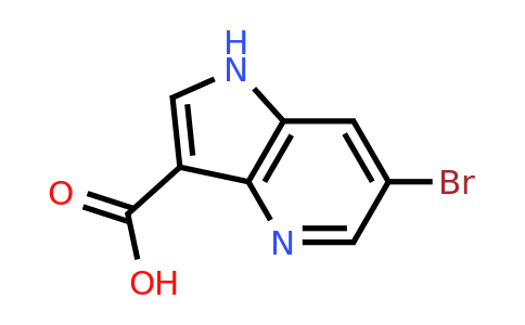 1190319-56-2 | 6-Bromo-1H-pyrrolo[3,2-b]pyridine-3-carboxylic acid