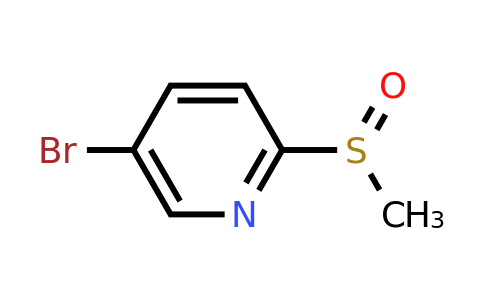 1193244-90-4 | 5-Bromo-2-(methylsulfinyl)pyridine