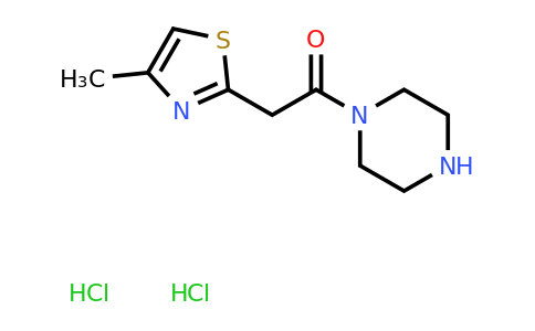 1193387-83-5 | 2-(4-Methyl-1,3-thiazol-2-yl)-1-(piperazin-1-yl)ethan-1-one dihydrochloride
