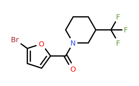 (5-Bromofuran-2-yl)(3-(trifluoromethyl)piperidin-1-yl)methanone