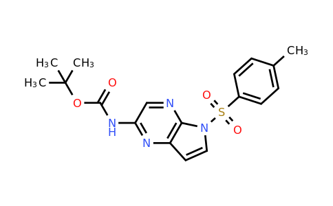 1201187-44-1 | Tert-butyl n-[5-(4-methylbenzenesulfonyl)-5h-pyrrolo[2,3-b]pyrazin-2-yl]carbamate