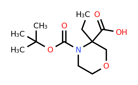 1205749-44-5 | N-Boc-3-ethylmorpholine-3-carboxylic Acid